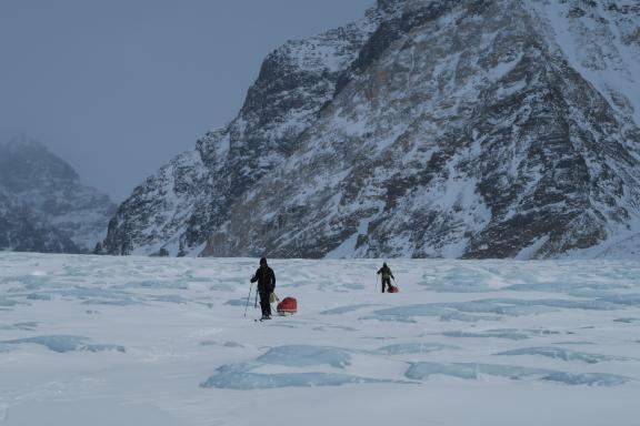 Expedition en ski et pulka du sud au nord du Spitzberg