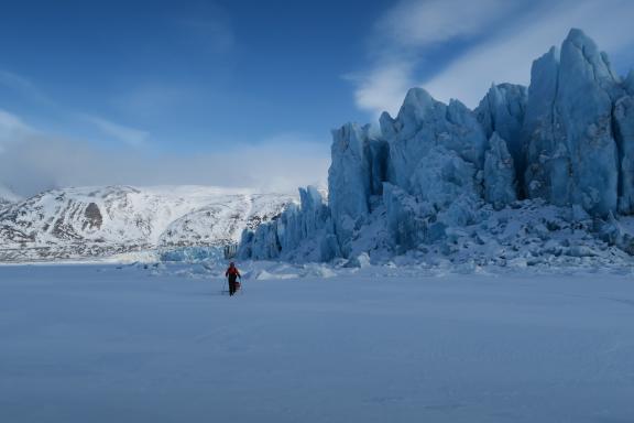 Expedition en ski et pulka du sud au nord du Spitzberg
