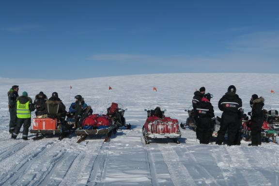 Expedition en ski et pulka du sud au nord du Spitzberg