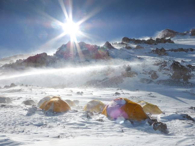 Camp 3 de l'Aconcagua