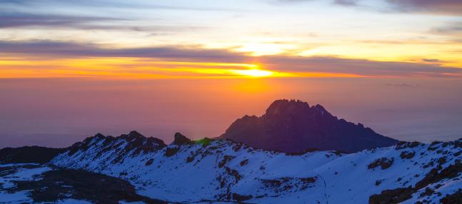 Glacier du Kilimandjaro à 5895 mètres